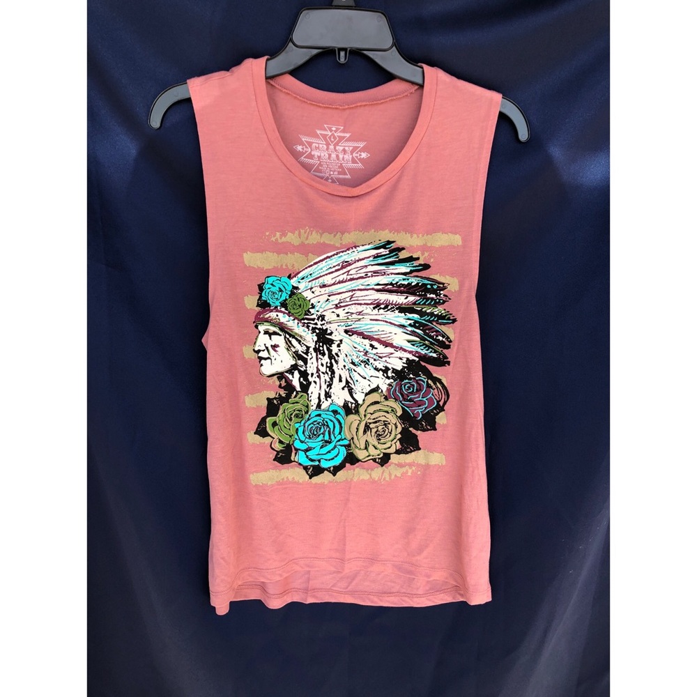 Chief head tank top